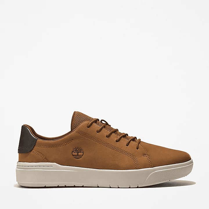 Timberland Seneca Bay Leather Trainer for Men in Light Brown